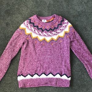 Purple Aztec Sweater